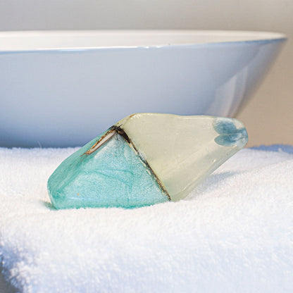 Soap with Crystals - Aquamarine