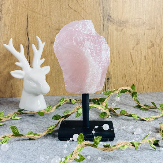 Rose Quartz on Stand